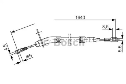 Трос BOSCH 1 987 477 011