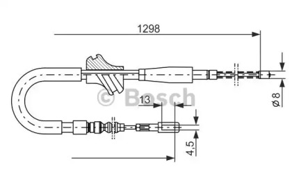 Трос BOSCH 1 987 477 054