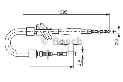 Трос BOSCH 1 987 477 060