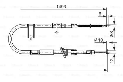 Трос BOSCH 1 987 477 066