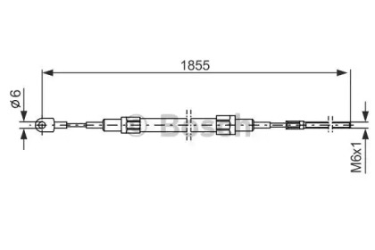 Трос BOSCH 1 987 477 074