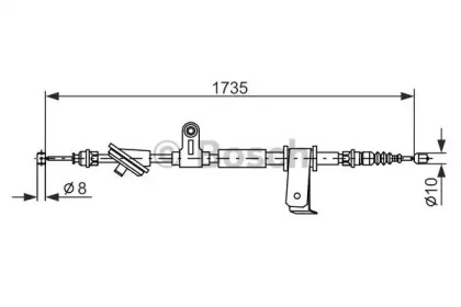 Трос BOSCH 1 987 477 112