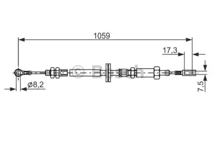 Трос BOSCH 1 987 477 114