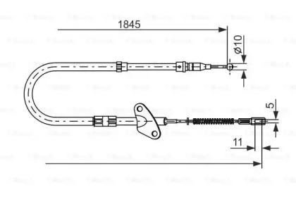 Трос BOSCH 1 987 477 118