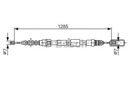 Трос BOSCH 1 987 477 155