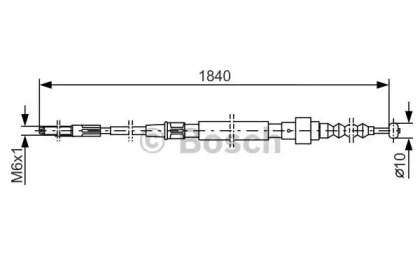 Трос BOSCH 1 987 477 166