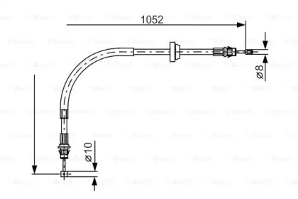 Трос BOSCH 1 987 477 186