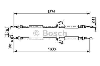 Трос BOSCH 1 987 477 202