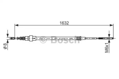 Трос BOSCH 1 987 477 204