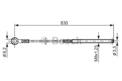 Трос BOSCH 1 987 477 208