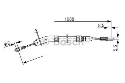 Трос BOSCH 1 987 477 212