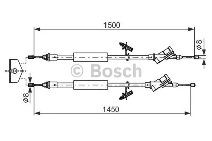 Трос BOSCH 1 987 477 222