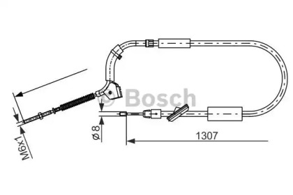 Трос BOSCH 1 987 477 223