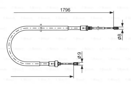 Трос BOSCH 1 987 477 235