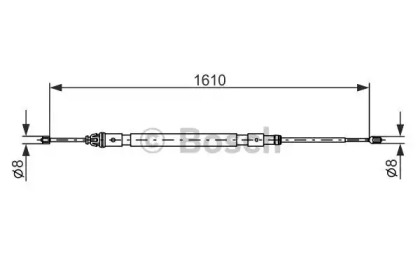 Трос BOSCH 1 987 477 238
