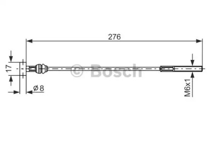 Трос BOSCH 1 987 477 240