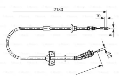 Трос BOSCH 1 987 477 248