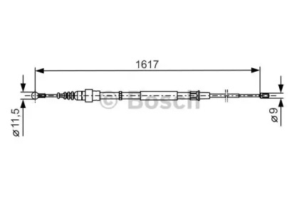 Трос BOSCH 1 987 477 255