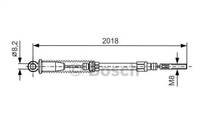 Трос BOSCH 1 987 477 289