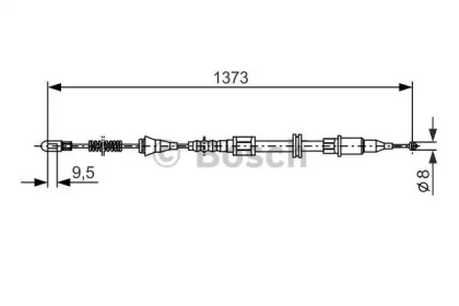 Трос BOSCH 1 987 477 309