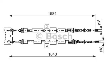 Трос BOSCH 1 987 477 345