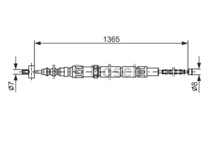 Трос BOSCH 1 987 477 354