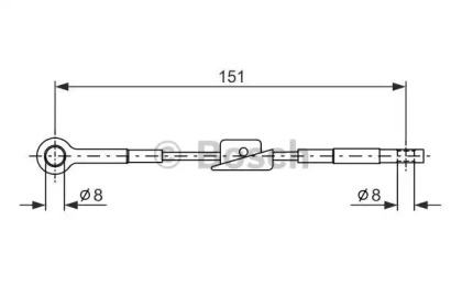 Трос BOSCH 1 987 477 367