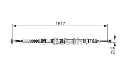 Трос BOSCH 1 987 477 382