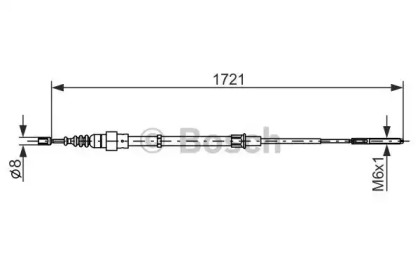 Трос BOSCH 1 987 477 406