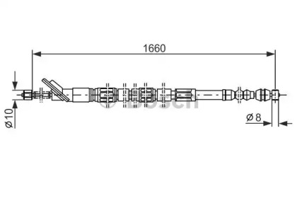 Трос BOSCH 1 987 477 411