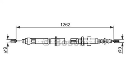 Трос BOSCH 1 987 477 439