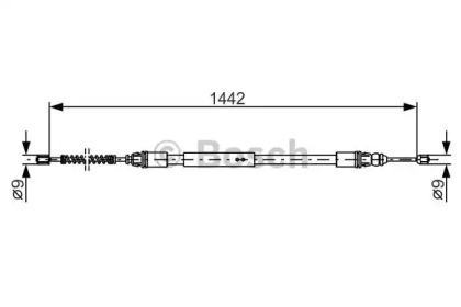 Трос BOSCH 1 987 477 442