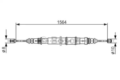 Трос BOSCH 1 987 477 471