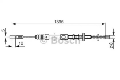 Трос BOSCH 1 987 477 485