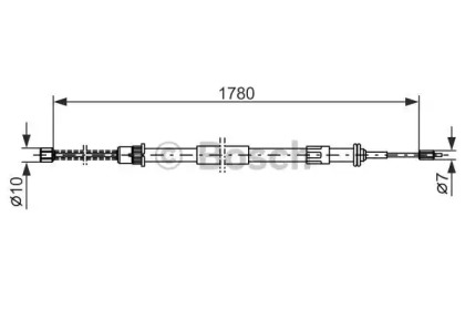 Трос BOSCH 1 987 477 486