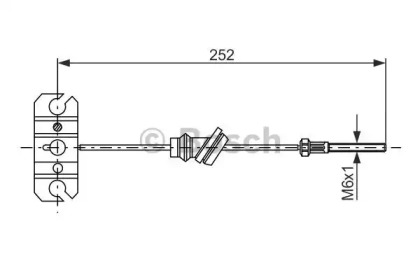 Трос BOSCH 1 987 477 503