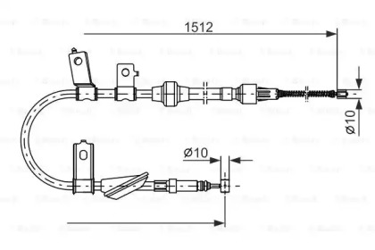 Трос BOSCH 1 987 477 513