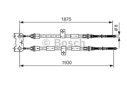 Трос BOSCH 1 987 477 520