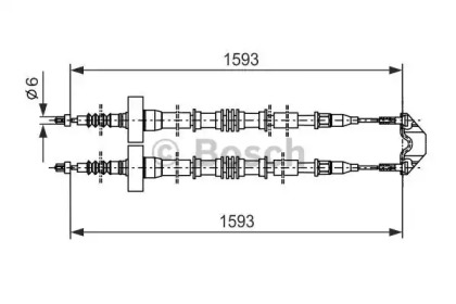 Трос BOSCH 1 987 477 527