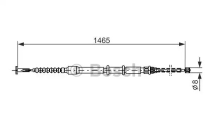 Трос BOSCH 1 987 477 551