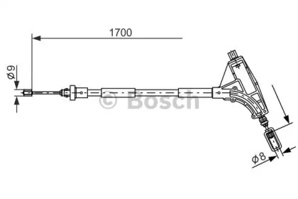 Трос BOSCH 1 987 477 575