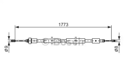 Трос BOSCH 1 987 477 590