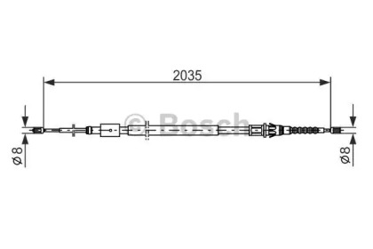 Трос BOSCH 1 987 477 598