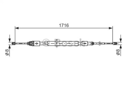 Трос BOSCH 1 987 477 599