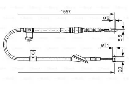 Трос BOSCH 1 987 477 609