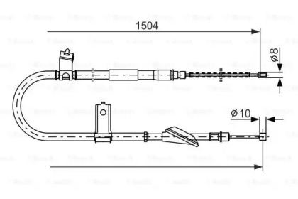 Трос BOSCH 1 987 477 611