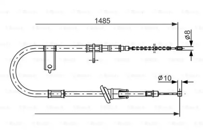 Трос BOSCH 1 987 477 614