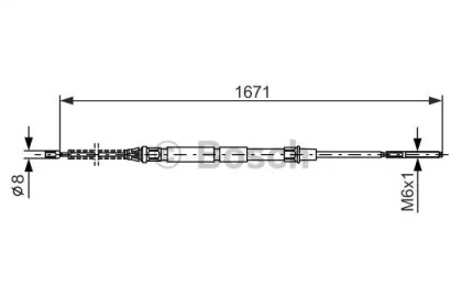 Трос BOSCH 1 987 477 626