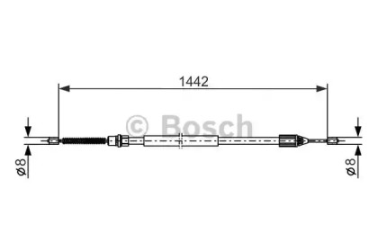 Трос BOSCH 1 987 477 643