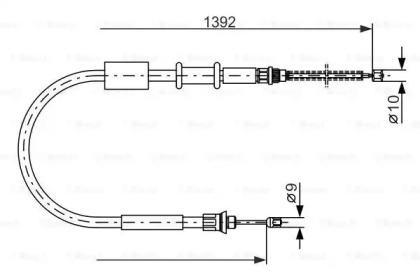 Трос BOSCH 1 987 477 656